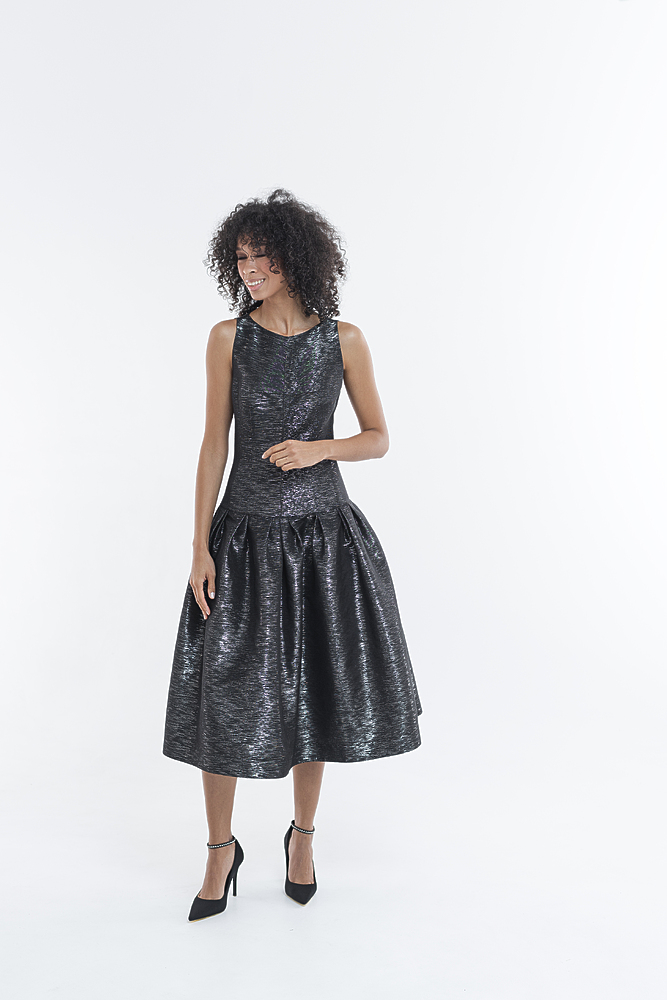 Black sparkling dress